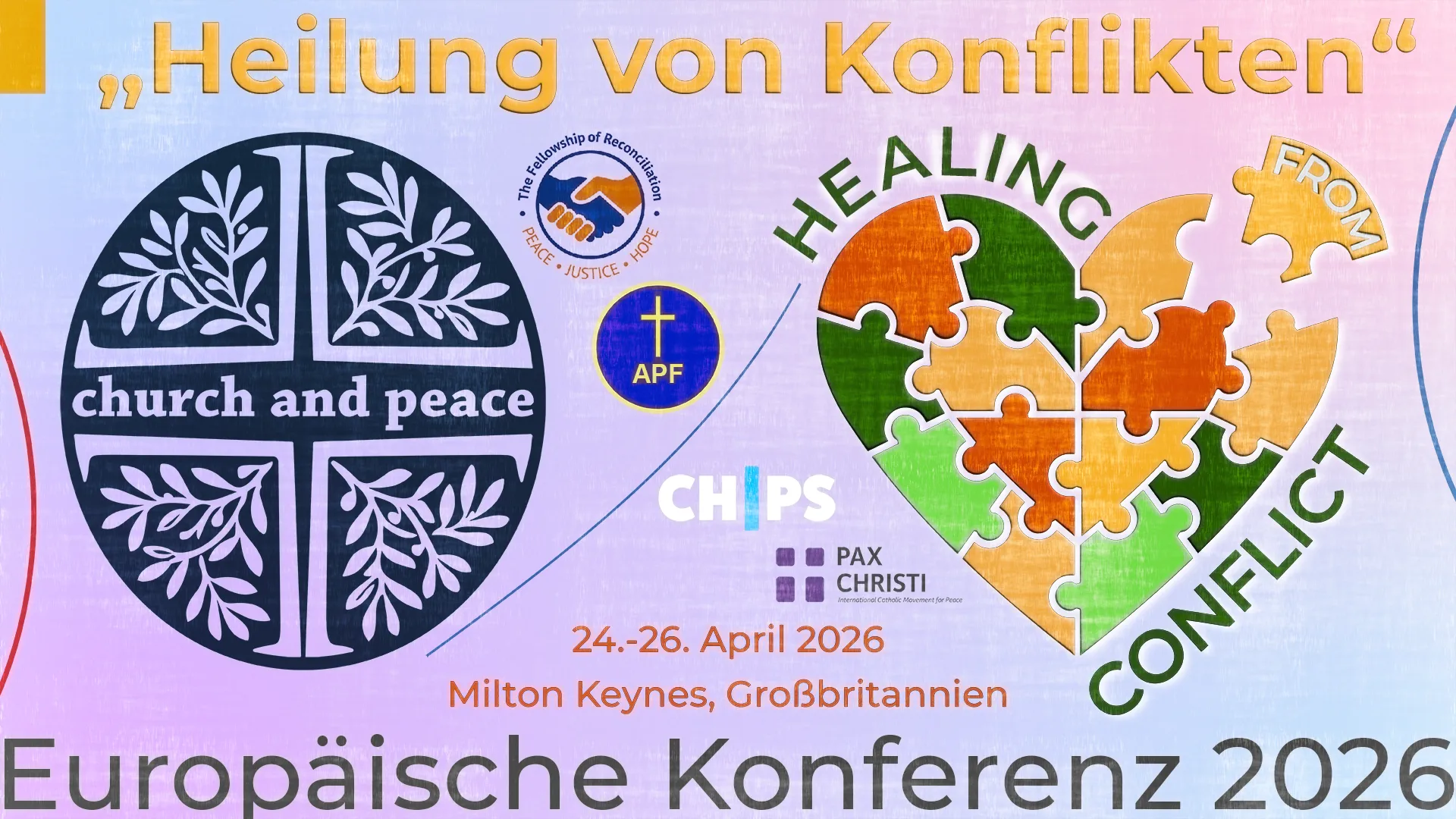 Europäische ‚church and peace‘ Konferenz 2026.